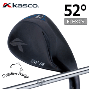 Kasco Dolphin Wedge DW-118 BLK【キャスコ】【ドルフィンウェッジ】【N.S.PRO 950GH】【FLEX：S】【ロフト：52度】【Wedge】