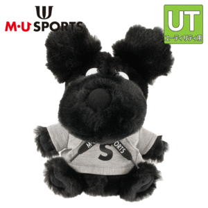 M・U SPORTS ユーティリティ用 ヘッドカバー 703Q3550【MUスポーツ】【UT用】【ブラック】【HeadCover】