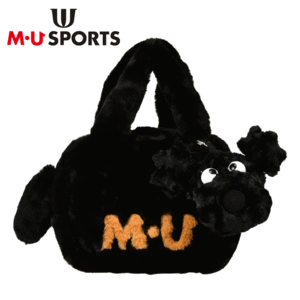 M・U SPORTS モコモコファー カートポーチ 703J6016 【MUスポーツ】【ゴルフバッグ】【ブラック】【GolfBag】