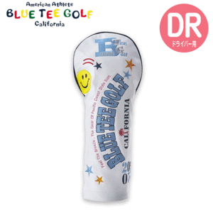 BLUE TEE GOLF California ドライバー用 エナメルヘッドカバー【ブルーティーゴルフ】【BTG-HC011】【DR用】【ホワイト】