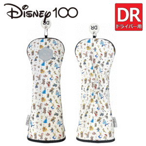 Disney100 ドライバー用 ヘッドカバー 73220-430-000【ディズニー】【100周年】【数量限定】【DR用】【ホワイト】【HeadCover】