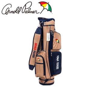 Arnold Palmer 軽量 キャディバッグ APCB-26【アーノルドパーマー】【ゴルフ】【軽量】【コンパクト】【7.5型】【カーキ】【CaddyBag】