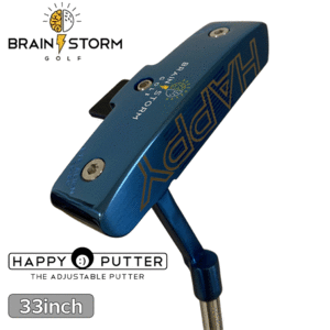 BRAIN STORM GOLF HAPPY PUTTER【ブレインストーム】【ハッピーパター】【ブレード型】【パター】【調整機能付き】【33inch】【Putter】