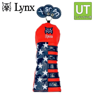 Lynx　FLAGSHIP HEAD COVER ヘッドカバー LX-HC-66【リンクス】【フラッグシップ】【ユーティリティ用】【レッド】【HeadCover】