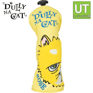 DULLY NA CAT ユーティリティ用 ヘッドカバー DN-UC 02【ダリーナキャット】【UT用】【YELLOW】【HeadCover】