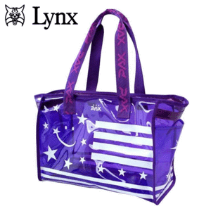 Lynx PAX トートバッグ PAXTB-02 【リンクス】【パクス】【トート】【スケルトン】【透明】【パープル】【GolfBag】