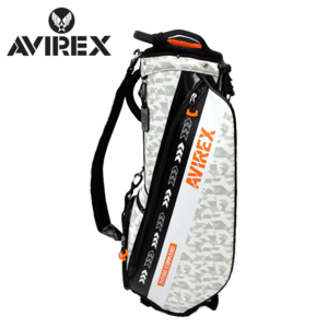 AVIREX GOLF 8.5型 スタンド キャディバッグ AVG2F-BA1【アヴィレックス】【ゴルフ】【スタンドタイプ】【WHITE】【CaddyBag】