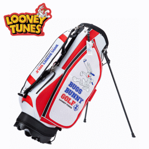 LOONEY TUNES 軽量 スタンド式 キャディバッグ LTCM-006【ルーニーテューンズ】【スタンドタイプ】【レッド】【CaddyBag】