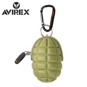 AVIREX GOLF 手榴弾 ボールポーチ 20SS-A20【アヴィレックス】【ゴルフ】【ボールケース】【カーキ】【RoundItem】