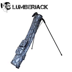 LUMBERJACK セルフスタンド バッグ【クラブケース】【ヘビ柄】【パイソングレー】【SelfStand】