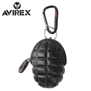 AVIREX GOLF 手榴弾 ボールポーチ 20SS-A20【アヴィレックス】【ゴルフ】【ボールケース】【ブラック】【RoundItem】