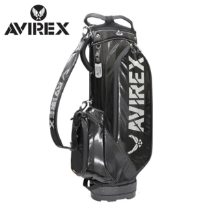 AVIREX GOLF 8.5型 キャディバッグ AVG2F-BA1【アヴィレックス】【ゴルフ】【カートタイプ】【BK】【CaddyBag】