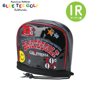 BLUE TEE GOLF California エナメル アイアン用 ヘッドカバー【ブルーティーゴルフ】【BTG-IC011】【IR用】【ブラック】