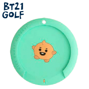 BT21 GOLF BABY ネームタグ【ビーティーイシビル】【名札】【ネームプレート】【キャラクター】【SHOOKY】【RoundItem】