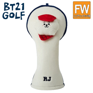 BT21 GOLF HOLE IN ONE フェアウェイウッド用 ヘッドカバー【ビーティーイシビル】【キャラクター】【RJ】【HeadCover