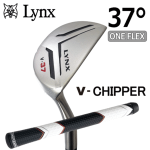 Lynx V-CHIPPER 37 THICK LIGHT S【リンクス】【チッパー】【ベタピン】【スチールシャフト】【極太グリップ】【ロフト：37度】【Chipper】