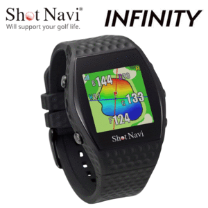 ShotNavi INFINITY 【ショットナビ】【インフィニティ】【ゴルフ】【GPS】【距離測定器】【腕時計】【ブラック】【GPS/測定器】
