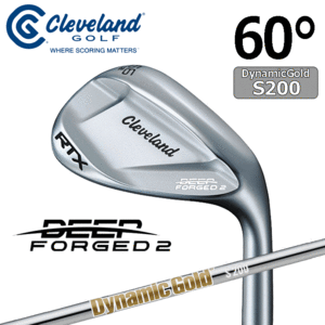 Cleveland Golf RTX DEEP FOGED 2【クリーブランド】【RTX】【軟鉄鍛造】【ツアーサテン】【Dynamic Gold】【ロフト：60度】【Wedge】