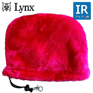 Lynx　No Logo Iron Hood【リンクス】【ノーロゴ】【ボア】【アイアンフード】【アイアンカバー】【レッド】【HeadCover】