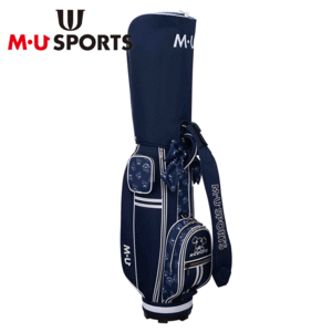 M・U SPORTS キャラクター 総柄パーツ使い キャディバッグ 703J6106【MUスポーツ】【8.5型】【ネイビー】【CaddyBag】