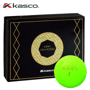 kasco ゴルフボール KIRA DIAMOND 【キャスコ】【キラ】【ダイヤモンド】【カラーボール】【1ダース】【12球】【グリーン】【GolfBall】