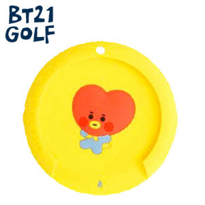 BT21 GOLF BABY ネームタグ【ビーティーイシビル】【名札】【ネームプレート】【キャラクター】【TATA】【RoundItem】