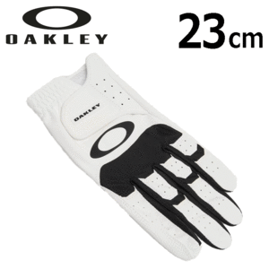 OAKLEY FOS901697 OAKLEY GOLF GLOVE 18.0【オークリー】【ゴルフグローブ】【左手用】【100/White】【23cｍ】【Glove】