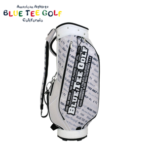 BLUE TEE GOLF ボーダー柄 キャディバッグ 9型 BTG-CB026 【ブルーティーゴルフ】【グレー】【CaddyBag】