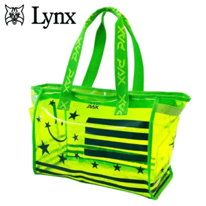 Lynx PAX トートバッグ PAXTB-02 【リンクス】【パクス】【トート】【スケルトン】【透明】【イエロー】【GolfBag】