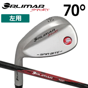 【レフティー】ORLIMAR ウェッジ SPIN BITE WEDGE【オリマー】【スピンバイト】【カーボンシャフト】【左用】【70度】