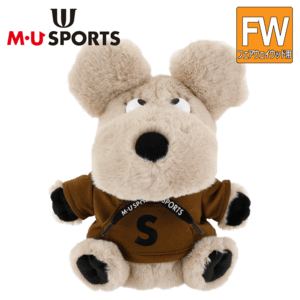 M・U SPORTS フェアウェイウッド用 ヘッドカバー 703Q3510【MUスポーツ】【FW用】【ベージュ】【HeadCover】