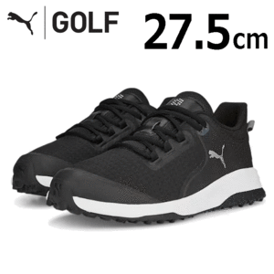 PUMA FUISON GRIP 377527 【プーマ】【スパイクレス】【サイズ：27.5cm】【カラー：02 Black/Silver/Quiet Shade】【GolfShoes】