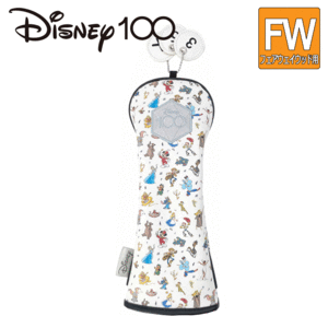 Disney100 フェアウェイウッド用 ヘッドカバー 73220-430-010【ディズニー】【100周年】【数量限定】【FW用】【ホワイト】【HeadCover】