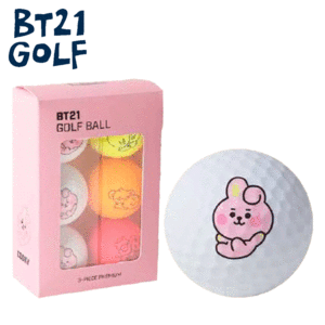 BT21 GOLF BABY ゴルフボール 6球 SET【ビーティーイシビル】【ゴルフボール】【キャラクター】【6個】【COOKY】【GolfBall】