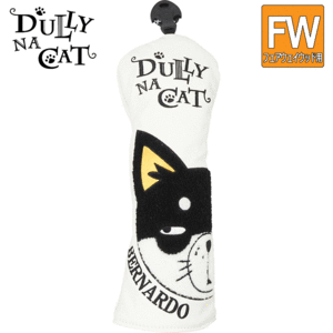 DULLY NA CAT フェアウェイウッド用 ヘッドカバー DN-FC 02【ダリーナキャット】【FW用】【WHITE】【HeadCover】