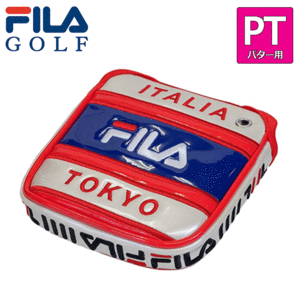 FILA GOLF 大型マレット パター用 ヘッドカバー FL-MPTC-TA【フィラ】【マレット】【パターカバー】【レッド】【HeadCover】