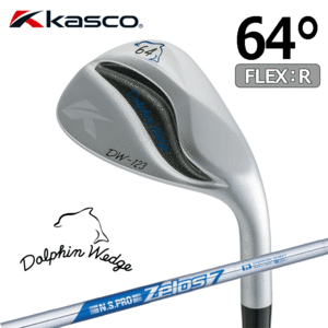 Kasco Dolphin Wedge DW-123【キャスコ】【ドルフィンウェッジ】【N.S.PRO ZELOS7】【FLEX:R】【ロフト：64度】