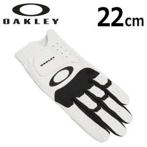 OAKLEY FOS901697 OAKLEY GOLF GLOVE 18.0【オークリー】【ゴルフグローブ】【左手用】【100/White】【22cｍ】【Glove】