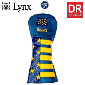 Lynx　FLAGSHIP HEAD COVER ヘッドカバー LX-HC-66【リンクス】【フラッグシップ】【ドライバー用】【ネイビー】【HeadCover】