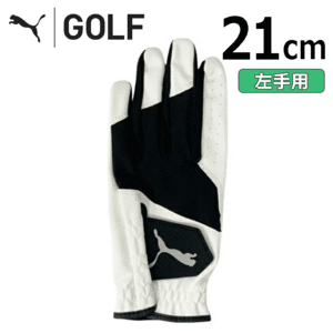 PUMA エントリー ゴルフ グローブ 042000【プーマ】【初心者】【ビギナー】【左手用】【WHITE/BLACK】【21cｍ】【Glove】