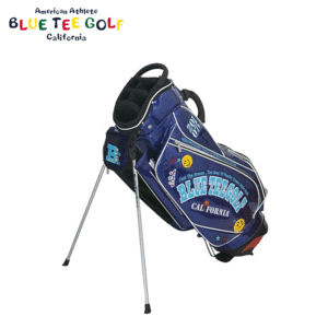 BLUE TEE GOLF エナメル スタンドキャディバッグ 9型 BTG-CB012【ブルーティーゴルフ】【ネイビー】【CaddyBag】