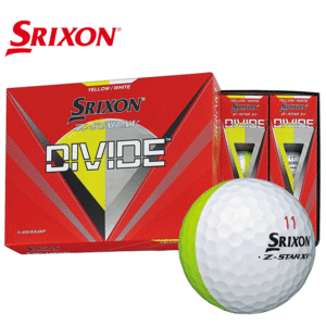 SRIXON ゴルフボール Z-STAR 【DUNLOP】【スリクソン】【ゼットスター】【2023年】【1ダース】【イエロー/ホワイト】【GolfBall】