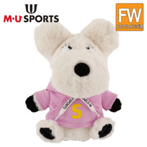 M・U SPORTS フェアウェイウッド用 ヘッドカバー 703Q3510【MUスポーツ】【FW用】【ホワイト】【HeadCover】