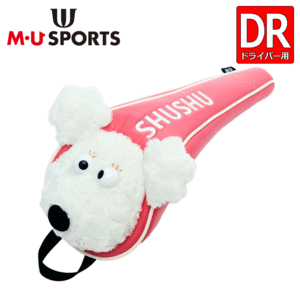 M・U SPORTS SHUSHU ケース型 ドライバー ヘッドカバー 703J2500【MUスポーツ】【DR用】【ピンク】【HeadCover】