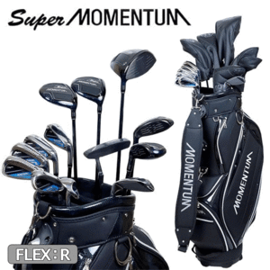 SUPER MOMENTUM GRADE ONE ゴルフ 20点セット 【スーパーモーメンタム】【グレードワン】【13本組】【CB/HC付】【FLEX：R】【ClubSet】