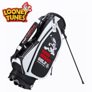 LOONEY TUNES 軽量 スタンド式 キャディバッグ LTCM-006【ルーニーテューンズ】【スタンドタイプ】【ブラック】【CaddyBag】