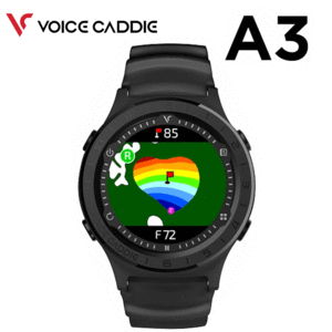 VOICE CADDIE GPS ゴルフウォッチ A3 【ボイスキャディ】【ゴルフ】【GPS】【距離測定器】【腕時計】【ブラック】【GPS/測定器】