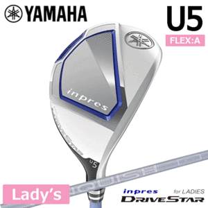 【レディース】YAMAHA DRIVESTAR UT U5【ヤマハ】【ユーティリティ】【ドライブスター】【VANQUISH for inpres】【フレックス：A】【24度】