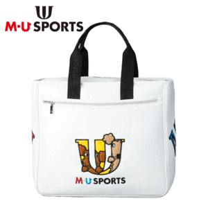 M・U SPORTS Wマーク 軽量 トートボストン 703H1210【MUスポーツ】【カートバッグ】【ポーチ】【ホワイト】【GolfBag】