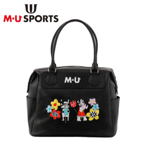 M・U SPORTS ボストンバッグ 703Q1212【MUスポーツ】【ゴルフバッグ 】【ボストン】【ブラック】【GolfBag】